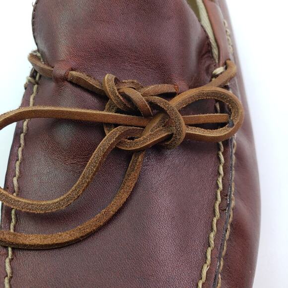 Aldo Mens Size 9.5 Brown Leather Slip On Casual Formal Loafer Shoes main image 8